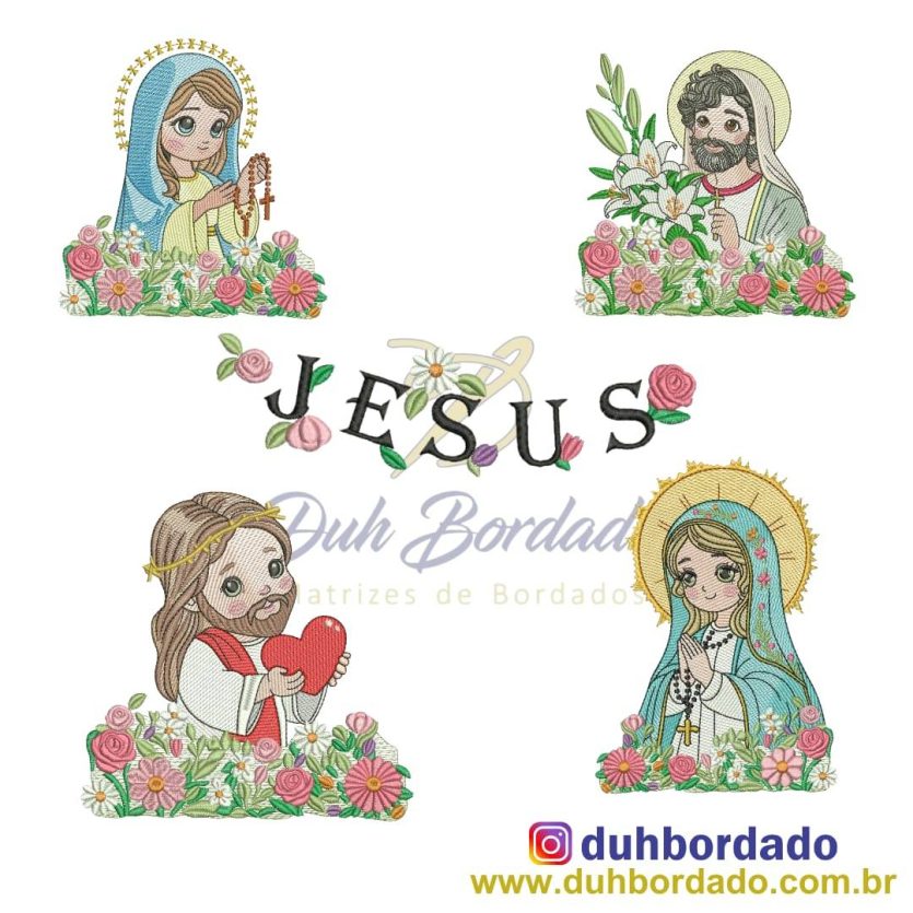 Coleção Matrizes de Bordados Fé Completa