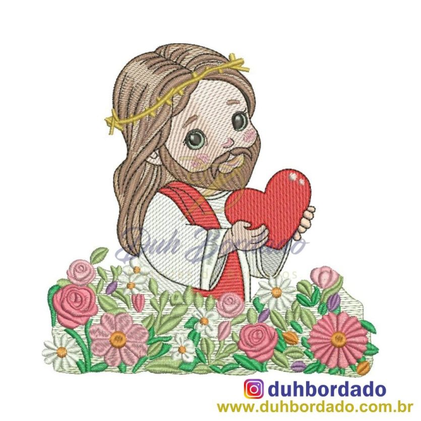 Matriz de Bordado Jesus Cristo