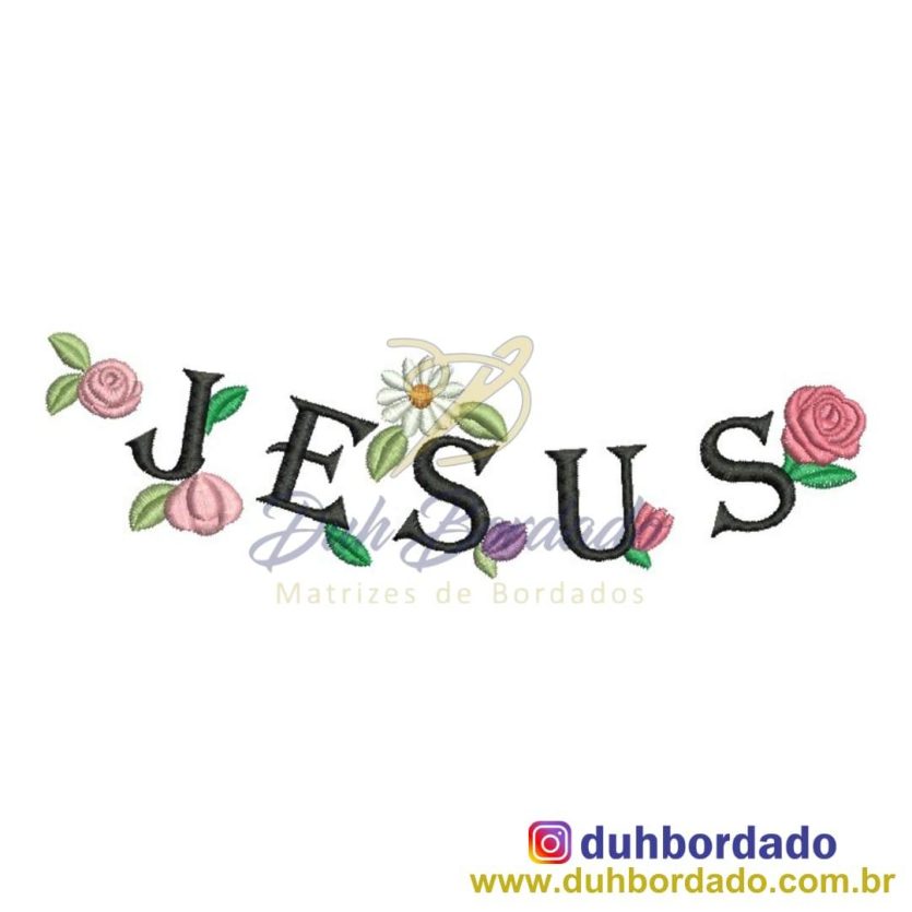Matriz de Bordado Palavra Jesus