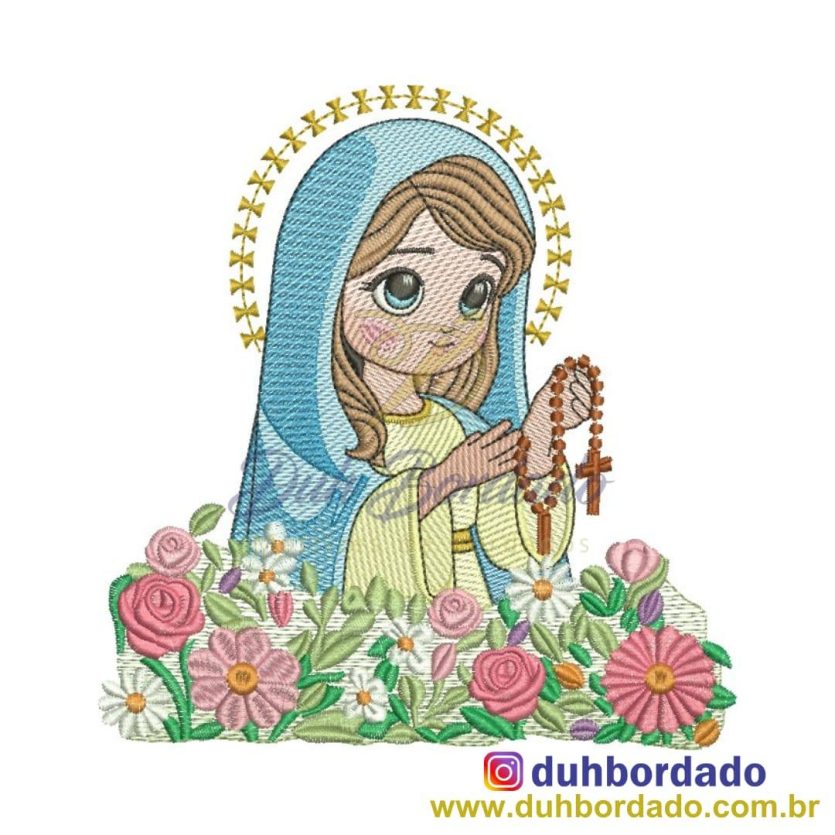 Matriz de Bordado Nossa Senhora