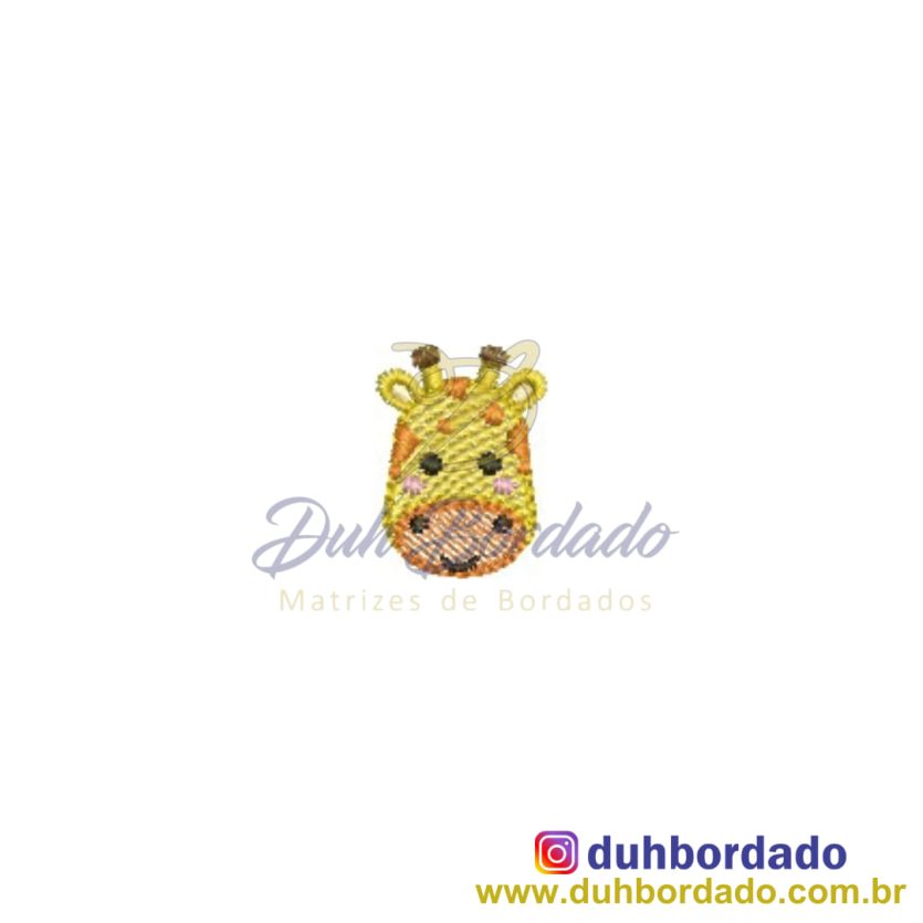 Matriz de Bordado Girafa