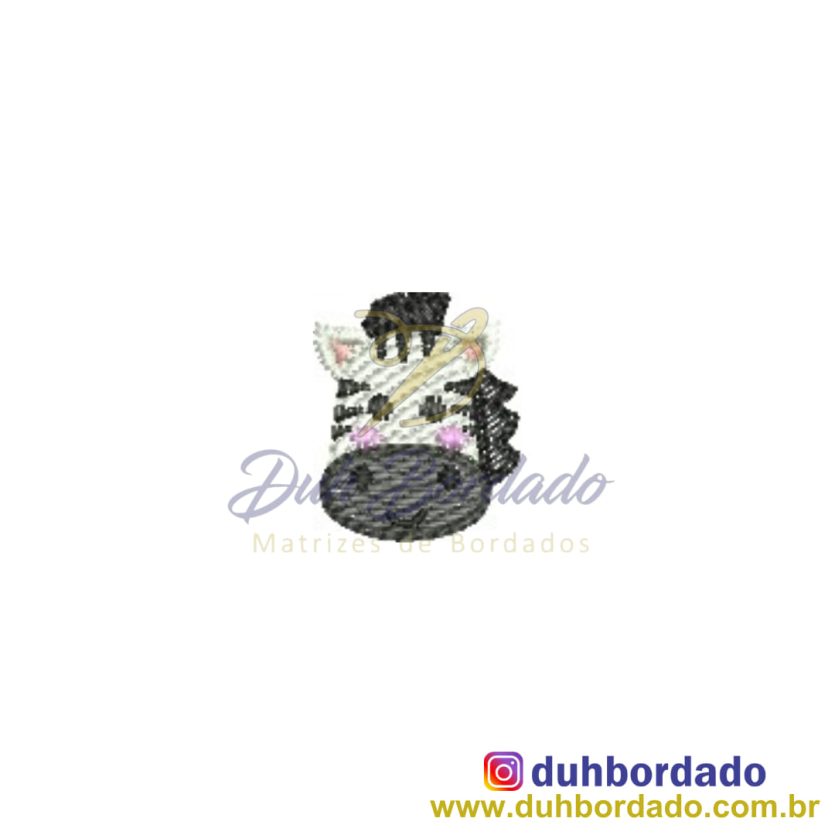 Matriz de Bordado Zebra