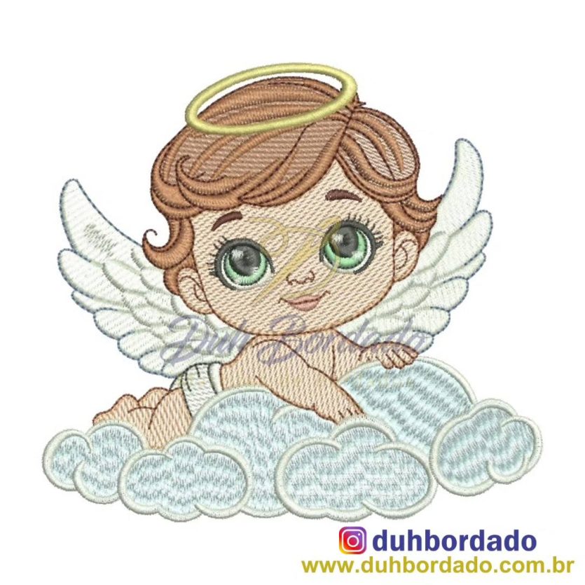 Matriz de Bordado Anjo