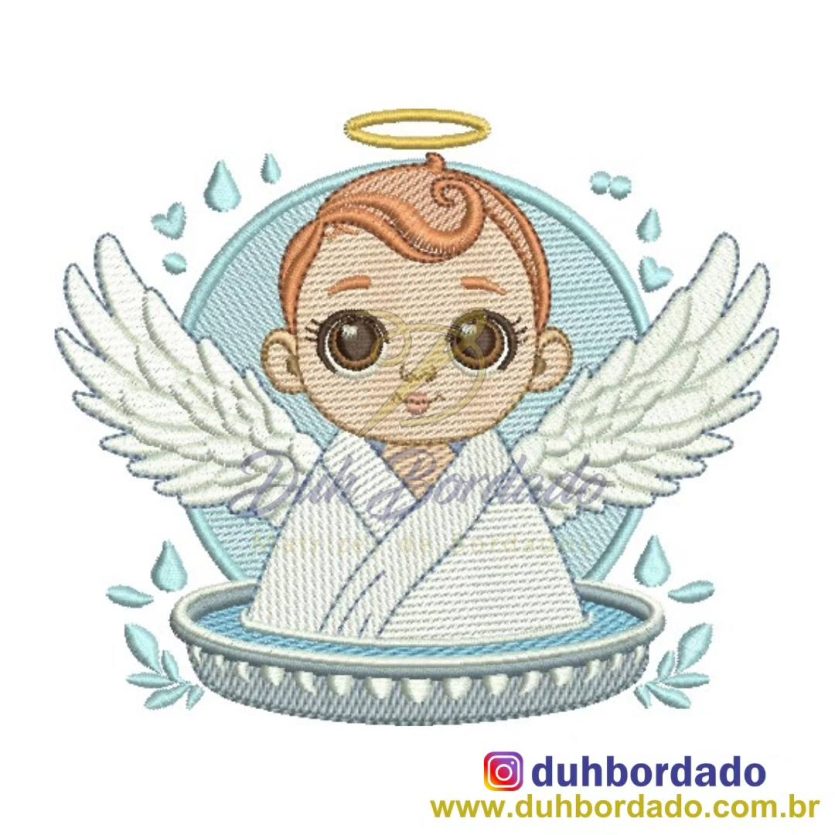 Matriz de Bordado Anjo