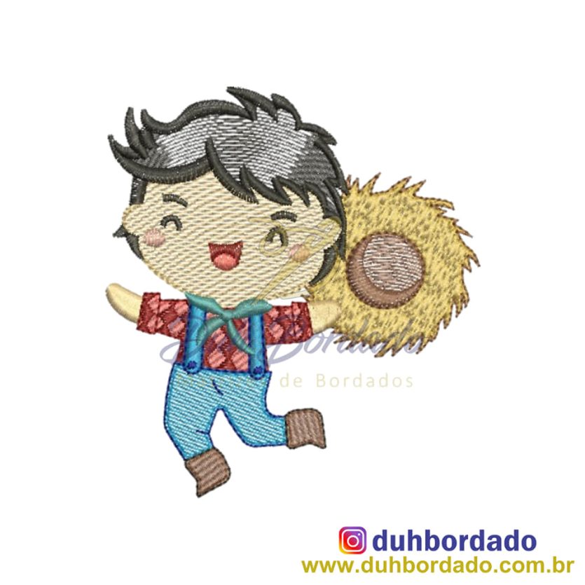 Matriz de Bordado Menino