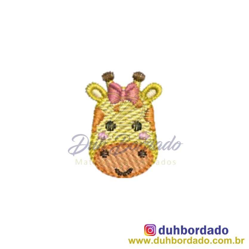 Matriz de Bordado Girafa