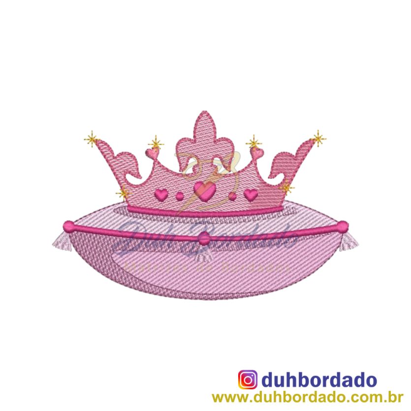 Matriz de Bordado Almofada Princesa