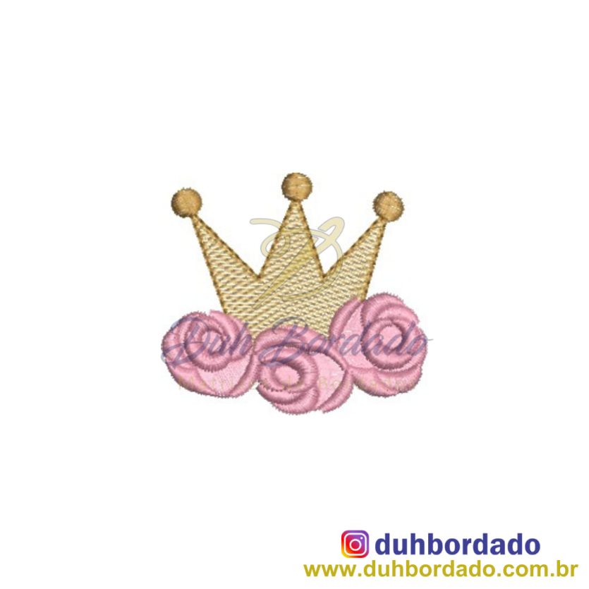 Matriz de Bordado Coroa
