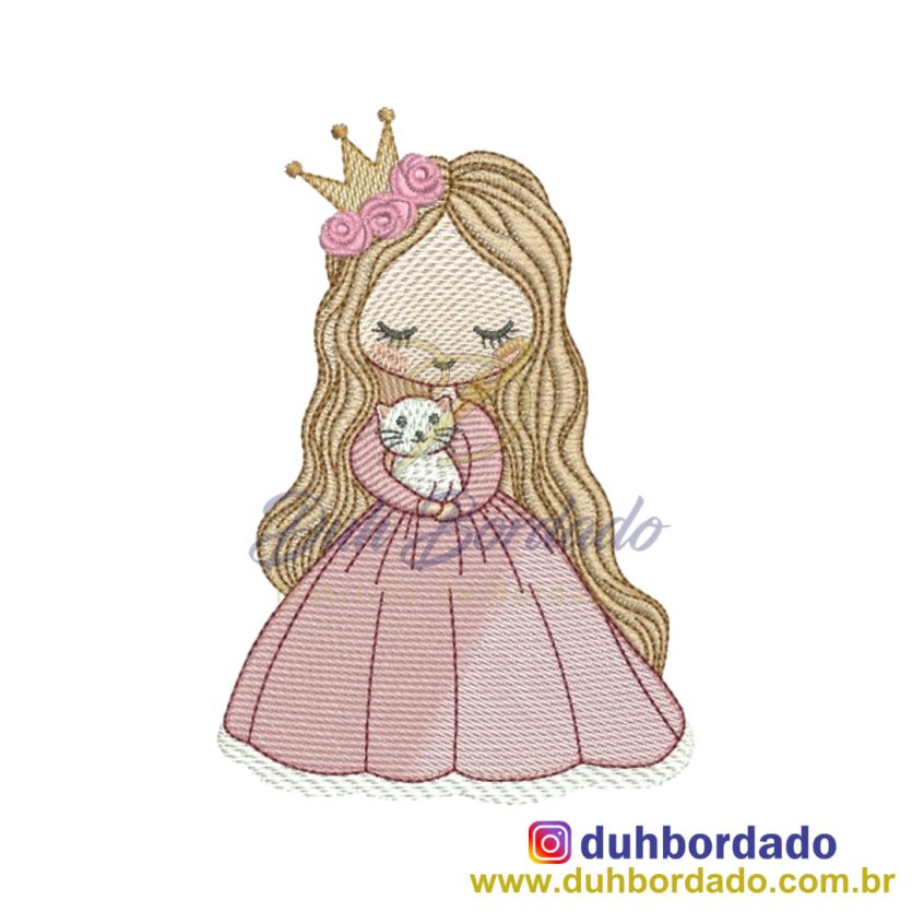 Matriz de Bordado Princesa
