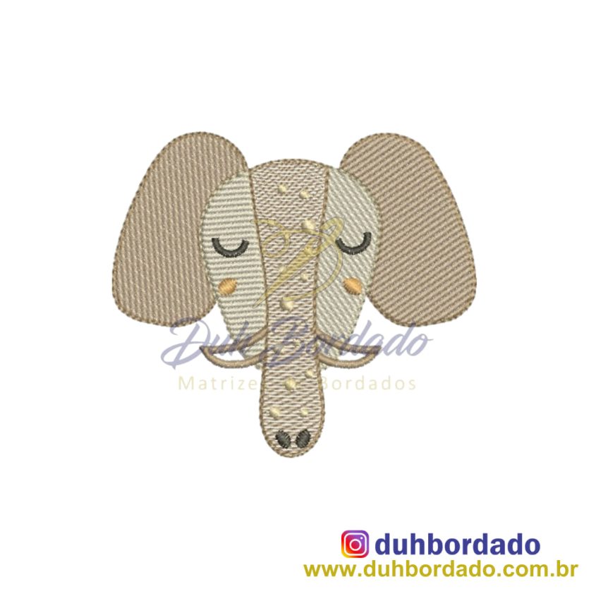 Matriz de Bordado Elefante