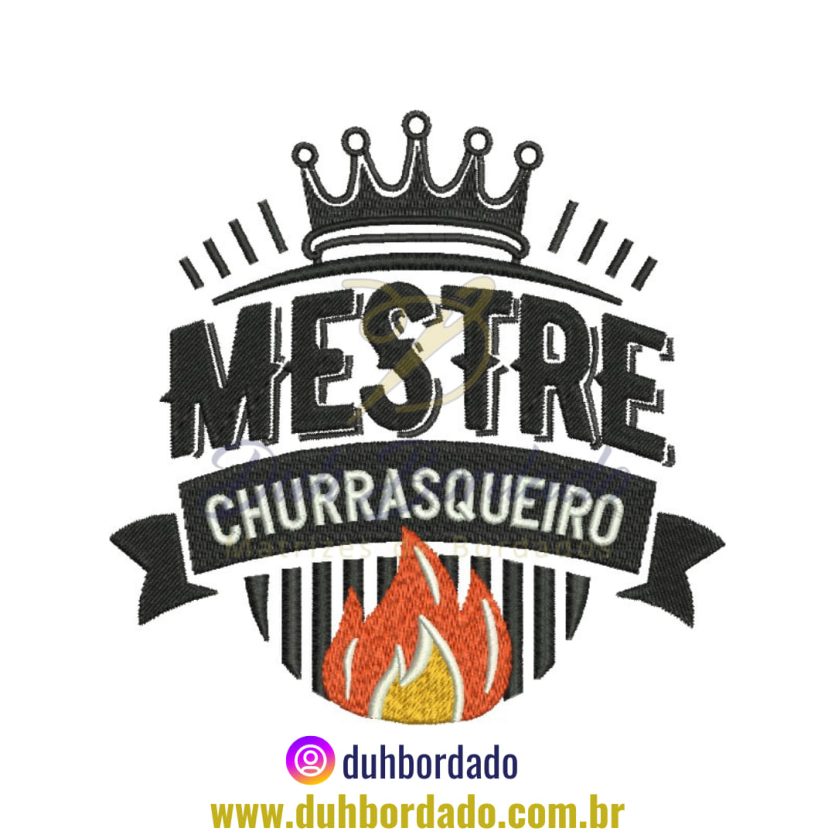 Matriz de Bordado Mestre Churrasqueiro