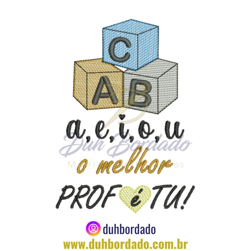 Matriz de Bordado Dia dos Professores