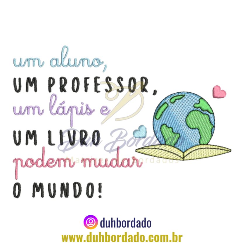 Matriz de Bordado Dia dos Professores