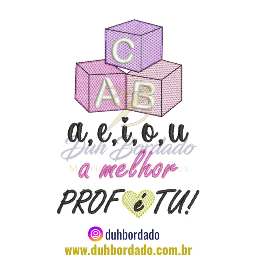 Matriz de Bordado Dia dos Professores