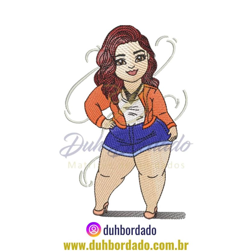 Matriz de Bordado Mulher