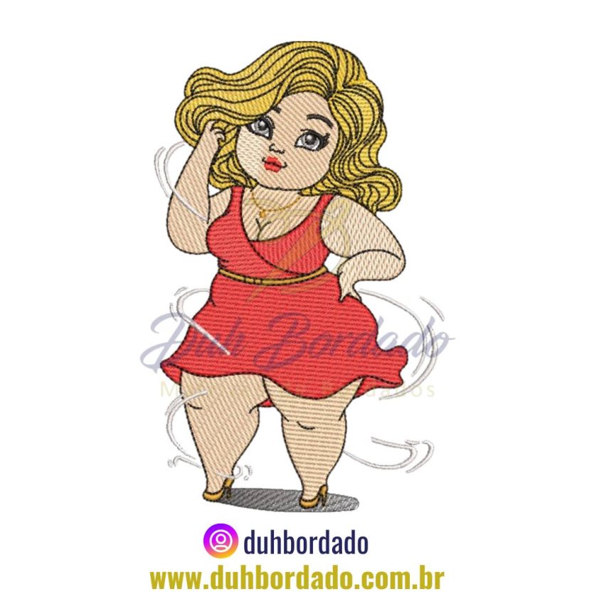 Matriz de Bordado Mulher