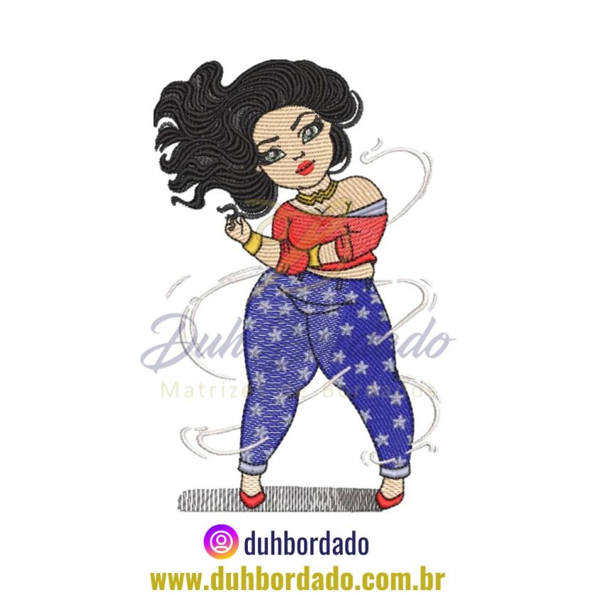 Matriz de Bordado Mulher