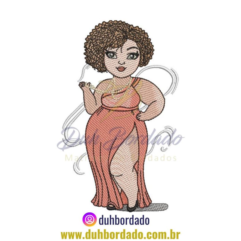 Matriz de Bordado Mulher