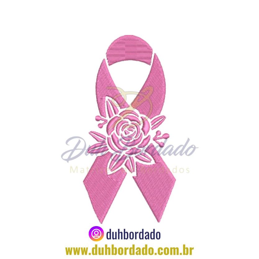 Matriz de Bordado Outubro Rosa