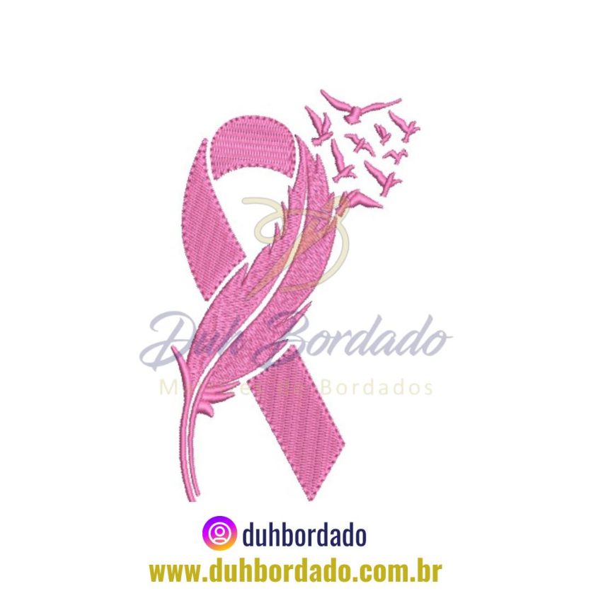 Matriz de Bordado Outubro Rosa