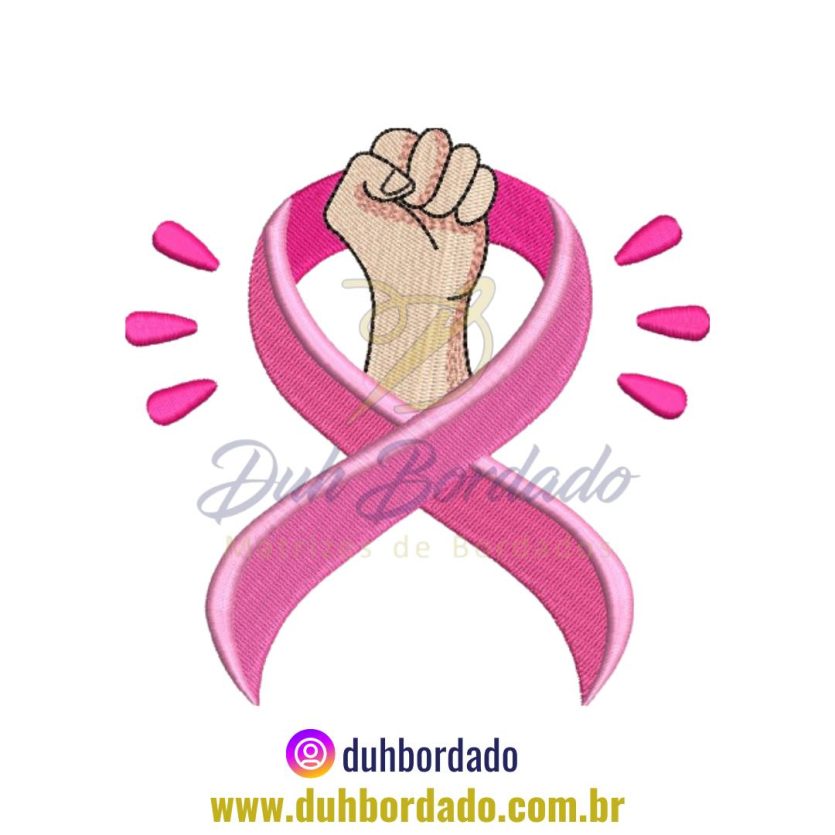 Matriz de Bordado Outubro Rosa