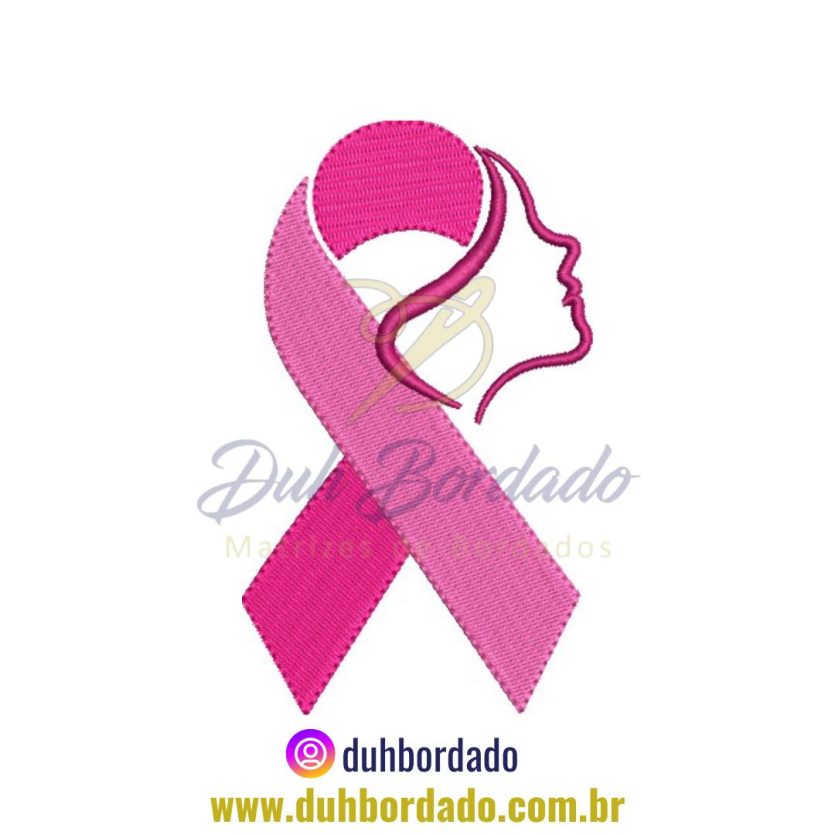 Matriz de Bordado Outubro Rosa