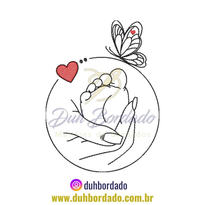 Matriz de Bordado Amor