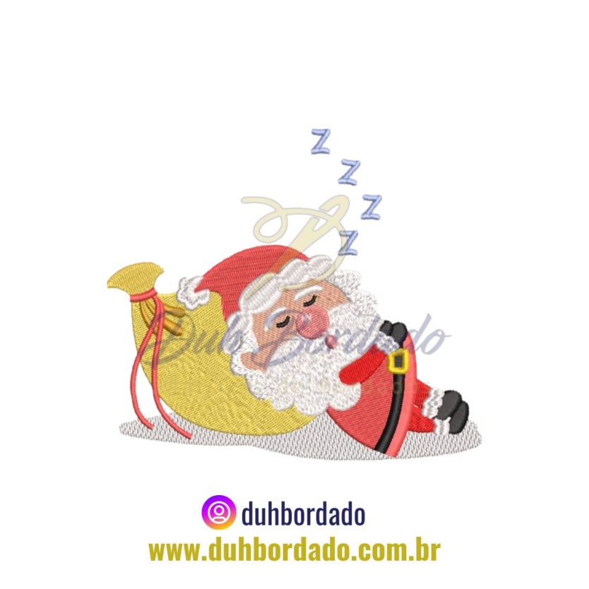 Matriz de Bordado de Papai Noel