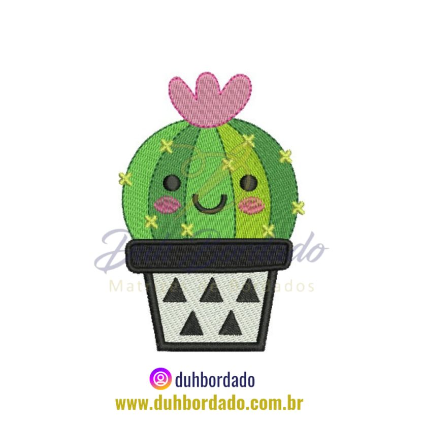 Matriz de Bordado de Cacto