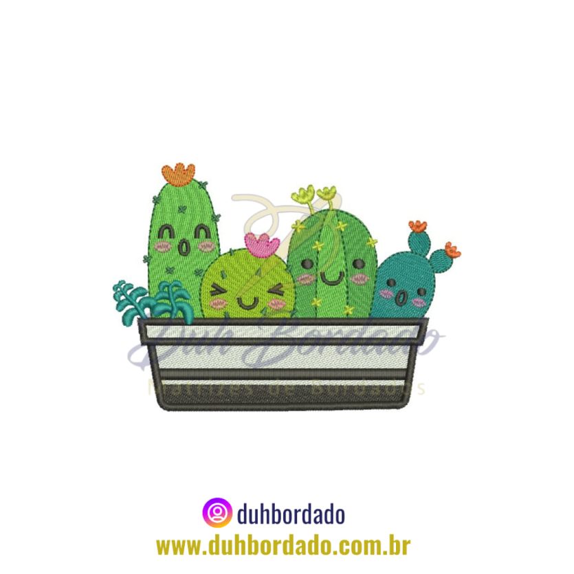 Matriz de Bordado de Cacto