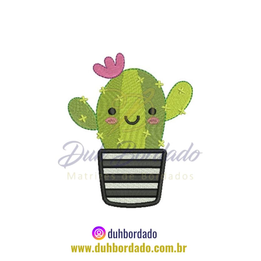 Matriz de Bordado de Cacto
