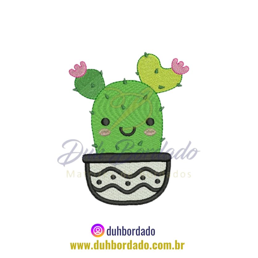 Matriz de Bordado de Cacto