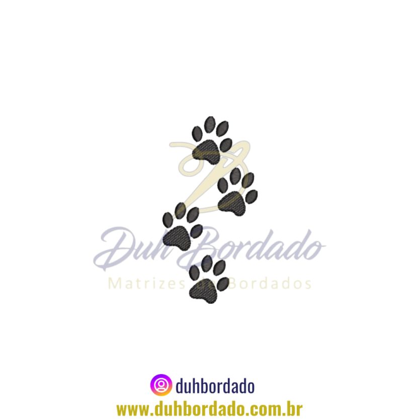 Matriz de Bordado de Patinhas