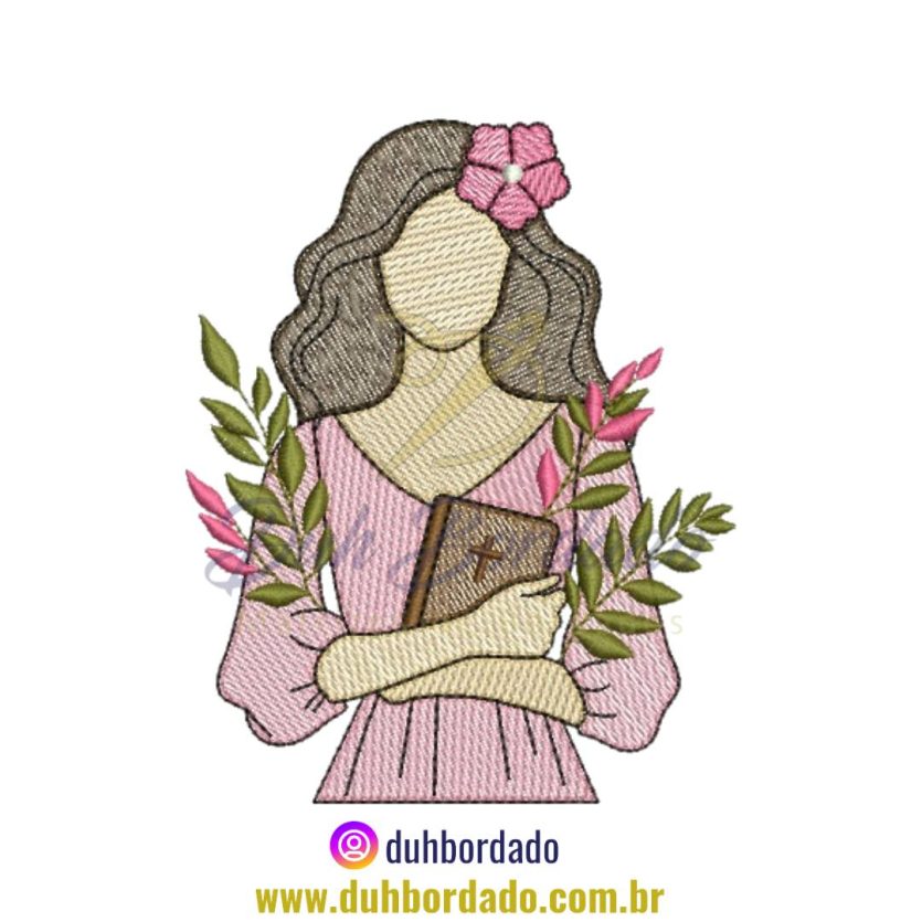 Matriz de Bordado de Mulher