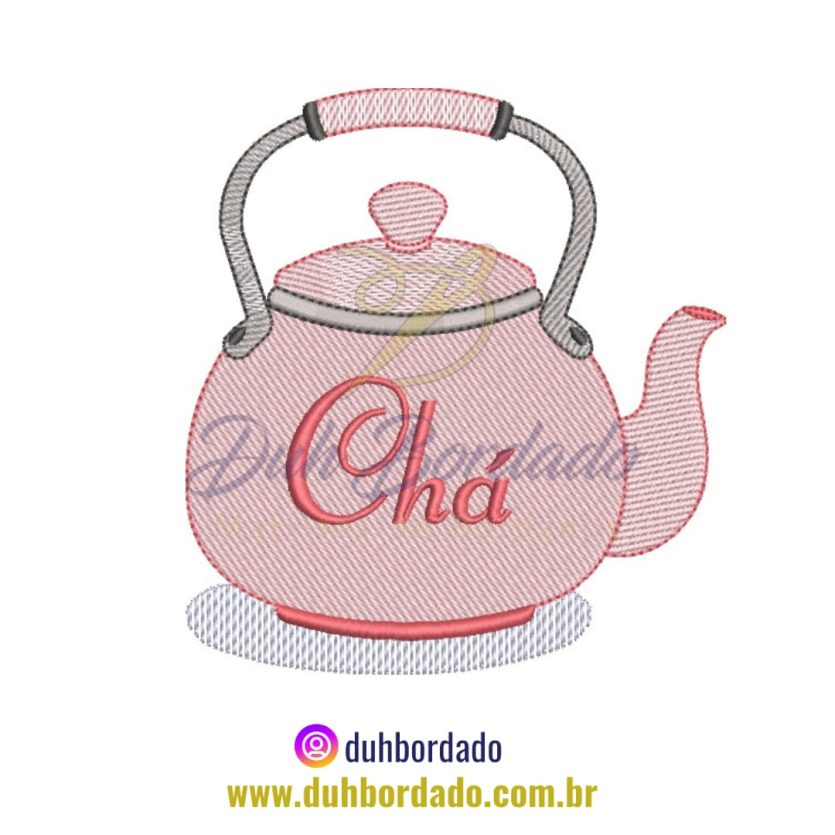 Matriz de Bordado de Chaleira