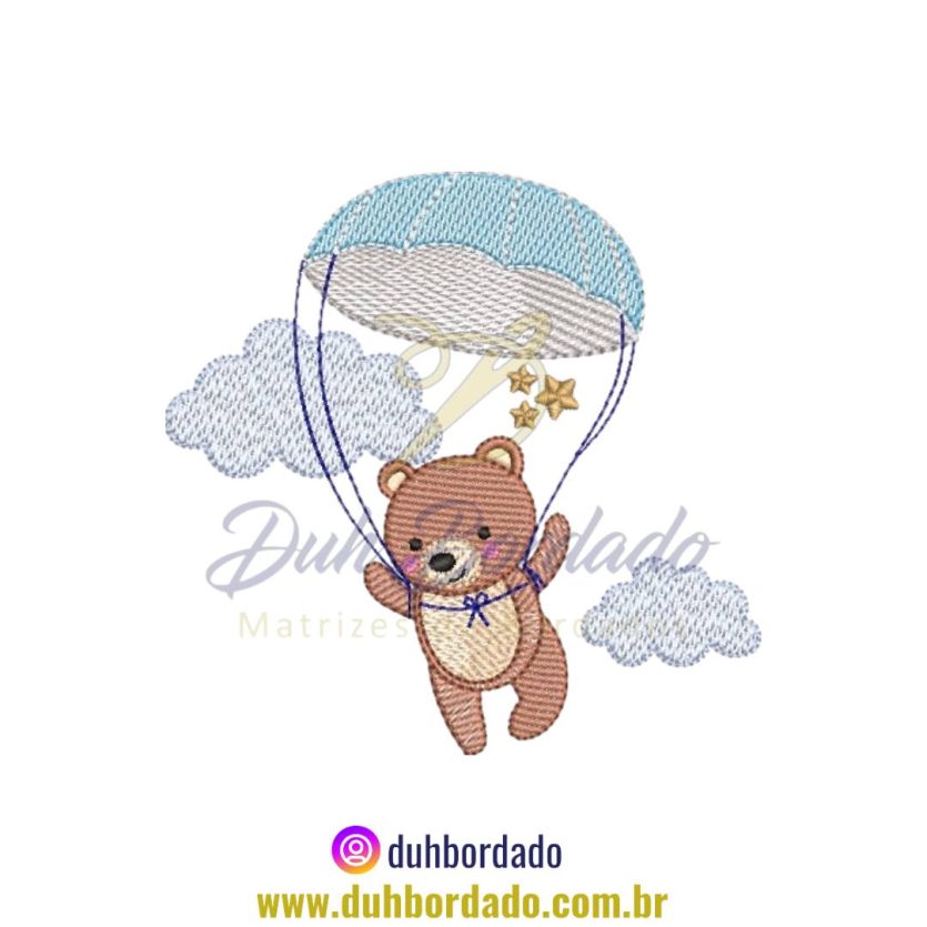 Matriz de Bordado de Urso