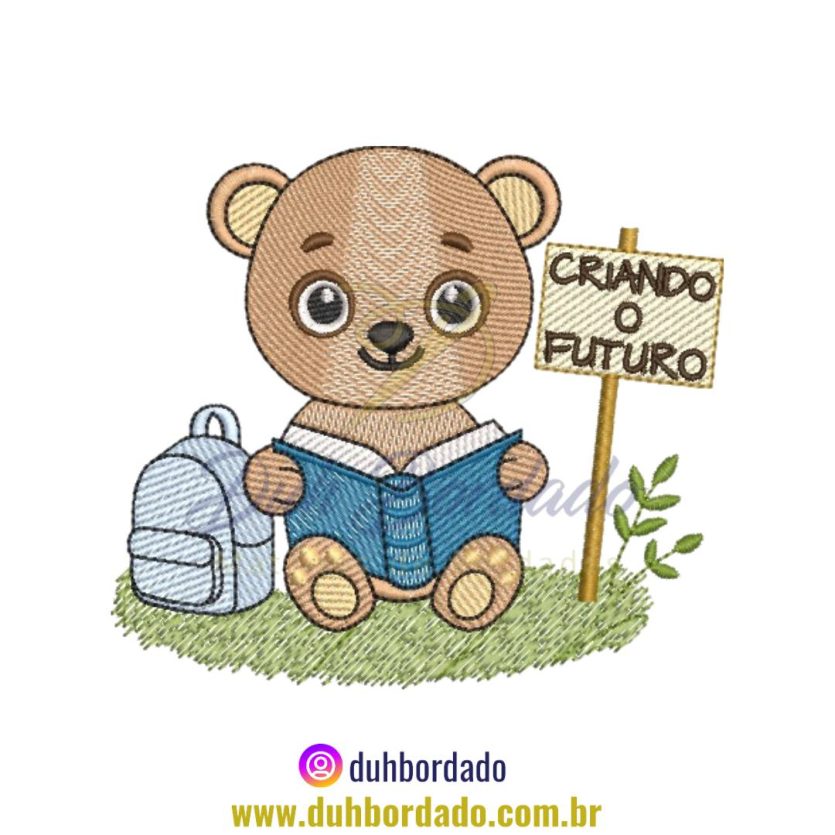 Matriz de Bordado de Urso