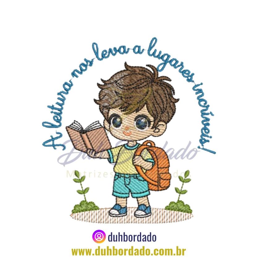 Matriz de Bordado de Menino