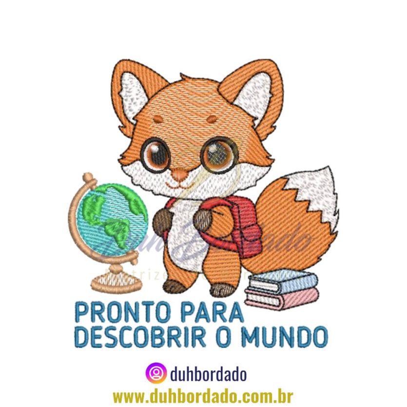 Matriz de Bordado de Raposa