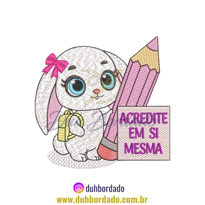 Matriz de Bordado de Coelha