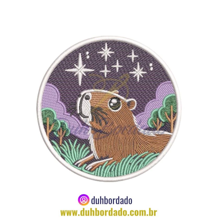 Matriz de Bordado de Capivara