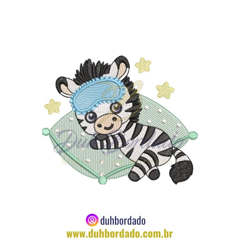 Matriz de Bordado de Zebra