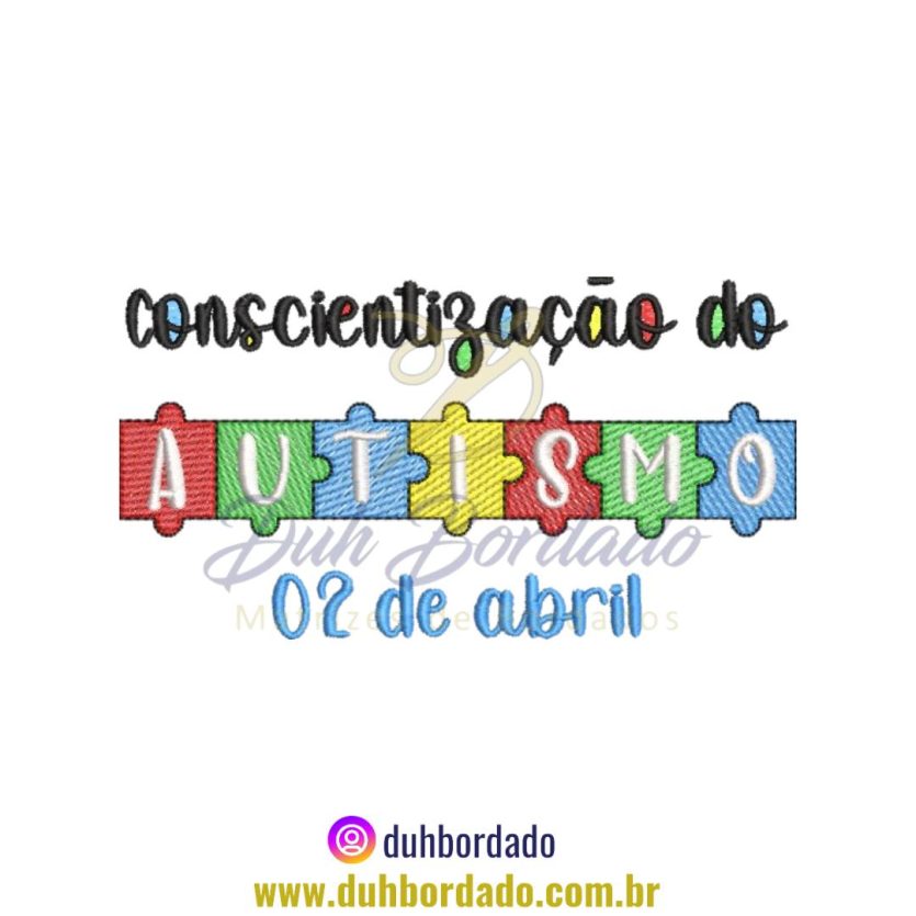 Matriz de Bordado Autismo