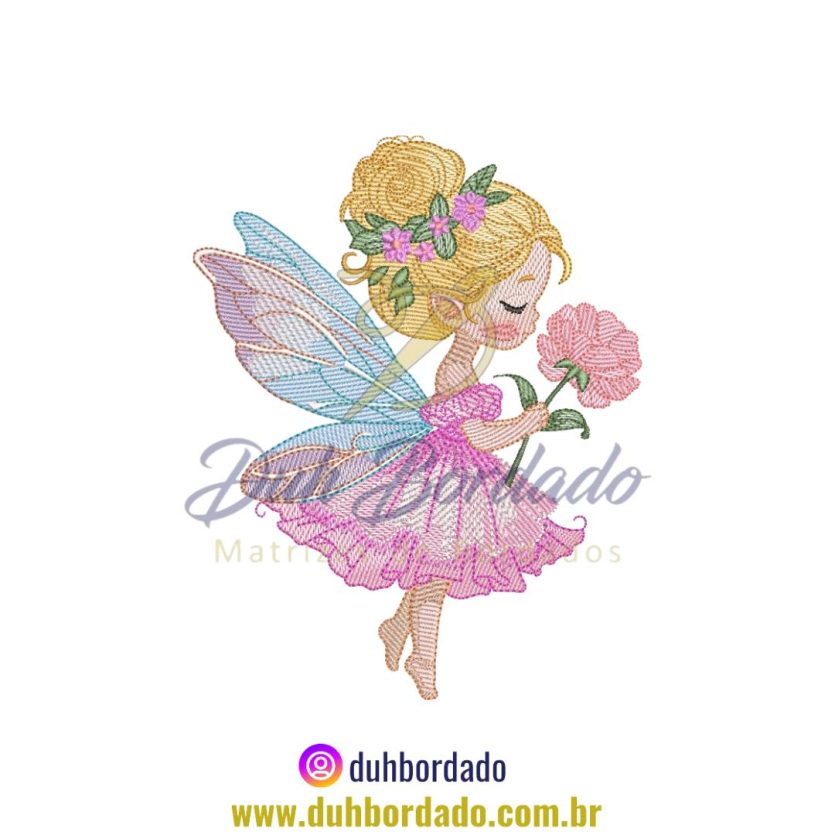 Matriz de Bordado de Fada