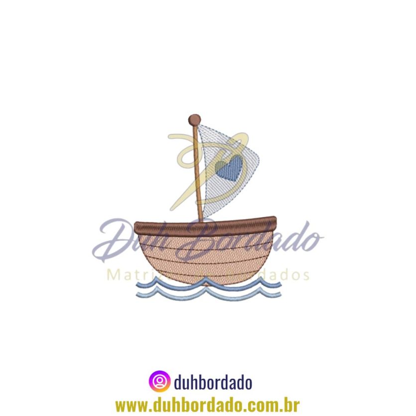 Matriz de Bordado de Barco