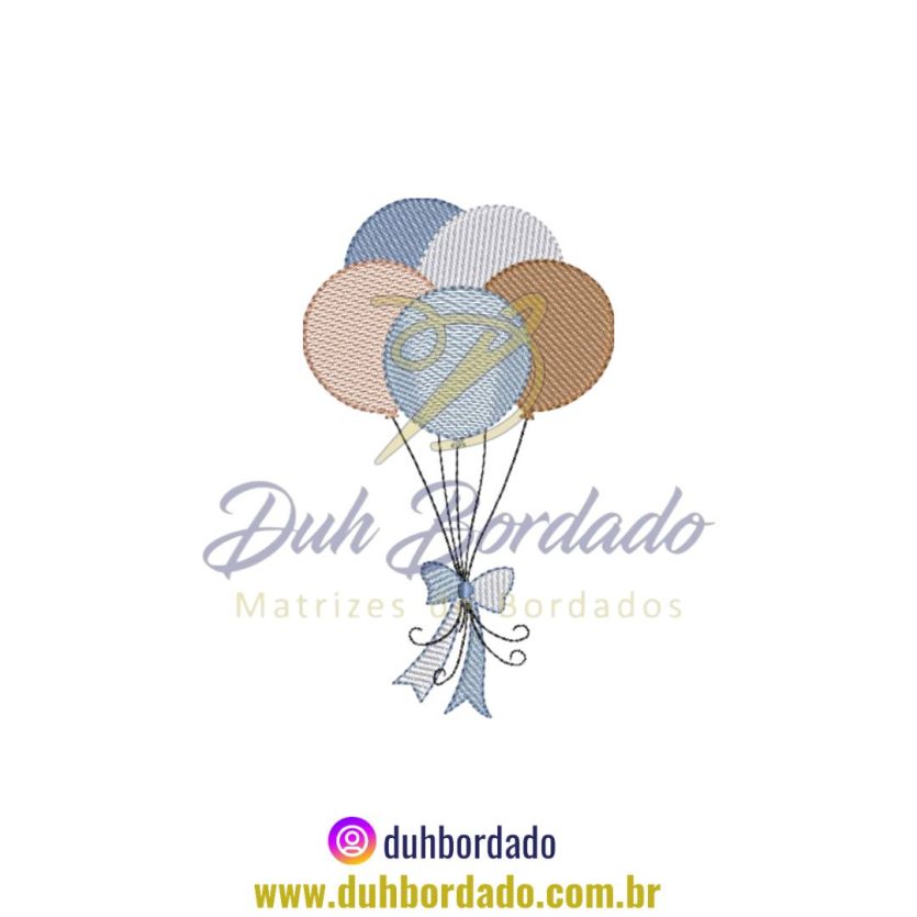 Matriz de Bordado de Balões