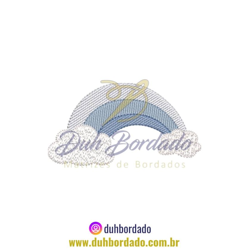 Matriz de Bordado de Arco Íris