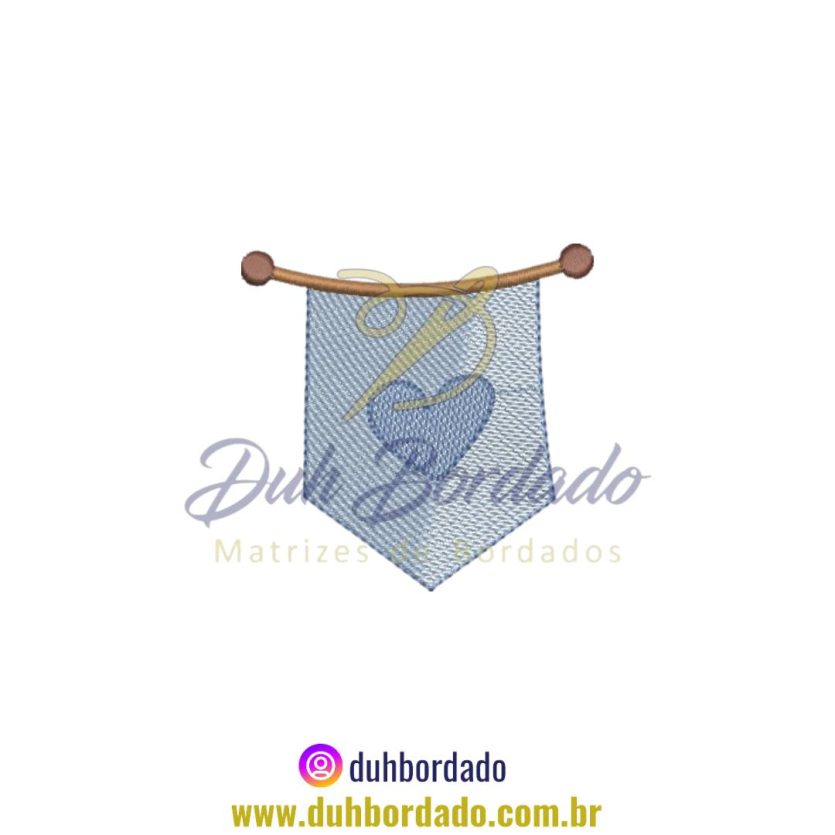 Matriz de Bordado de Bandeirinha
