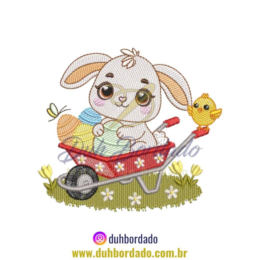 Matriz de Bordado Coelho