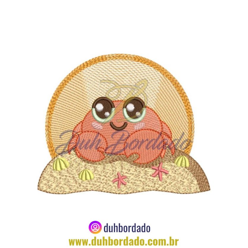 Matriz de Bordado de Caranguejo